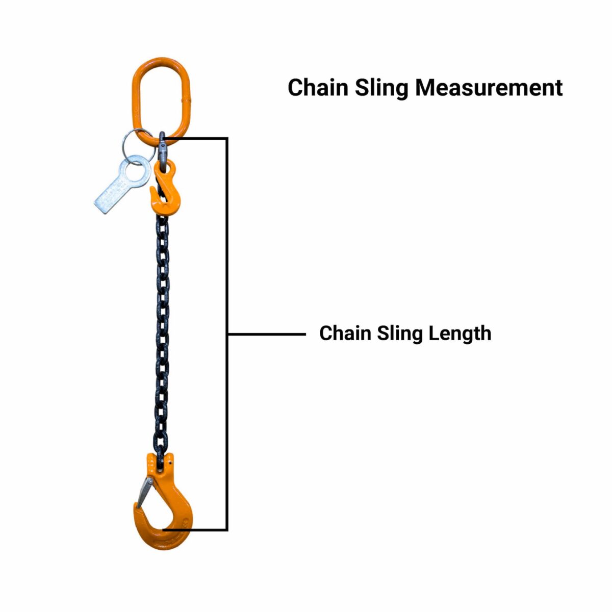 Chain Sling Measurement Diagram