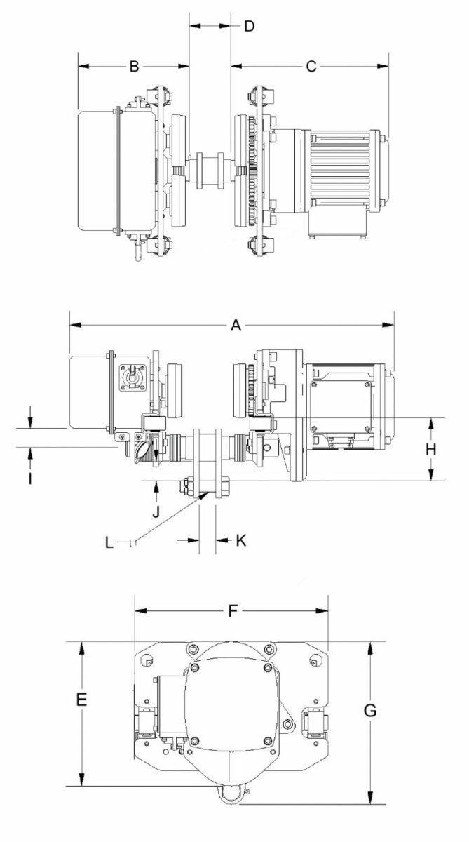 SMT Series Clevis Style Dimensions